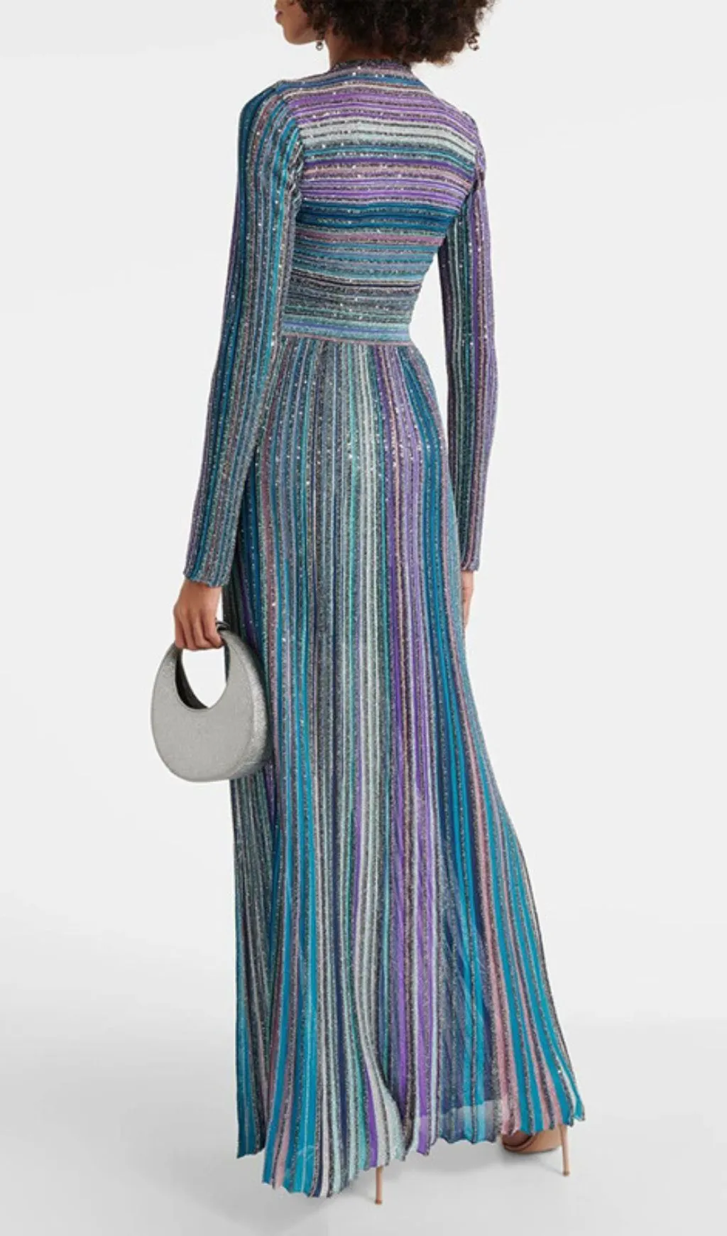 Hazen V-Neck Long Sleeve Maxi Dress