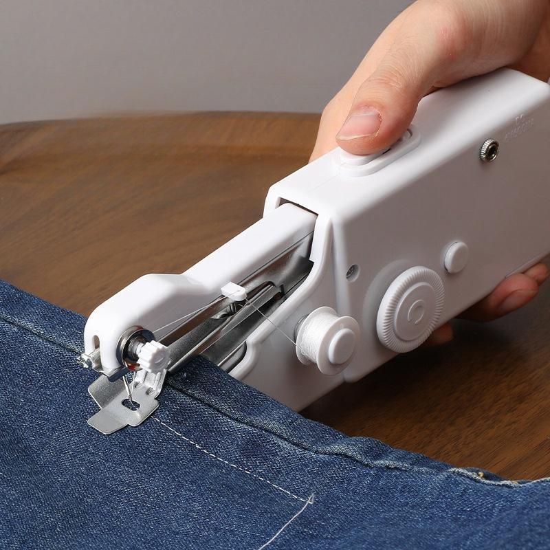 Product Introduction of Portable Electric Sewing Machine with Storage Bag. 1 Set Handheld Sewing Machine with Accessories. DIY Sewing Tool for Home Use 2