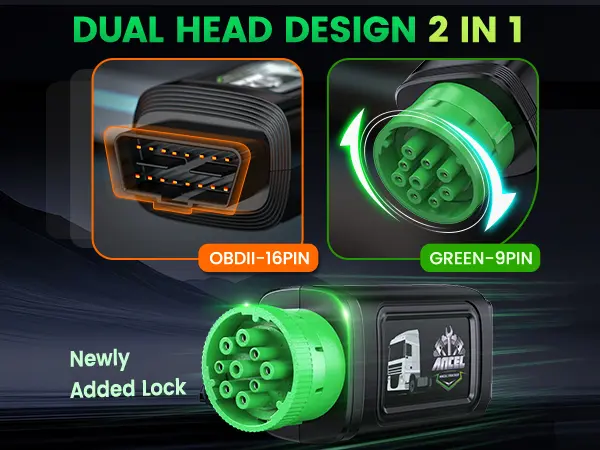 Product Introduction of ANCEL HD200 Bluetooth Heavy Duty Truck Scanner All System Diesel Diagnostic Tool HDOBD & OBD2 Code Reader （Speed Limit Reset only for for Cummins & Caterpillar Engines） Lifetime Free Updates 15