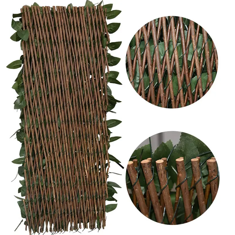 Product Introduction of Uhair Privacy Fence Expandable Screen for Balcony Patio Outdoor,Decorative Faux Ivy Fencing Panel,Hide Unsightly Views, Realistic Leaf Design Garden 8