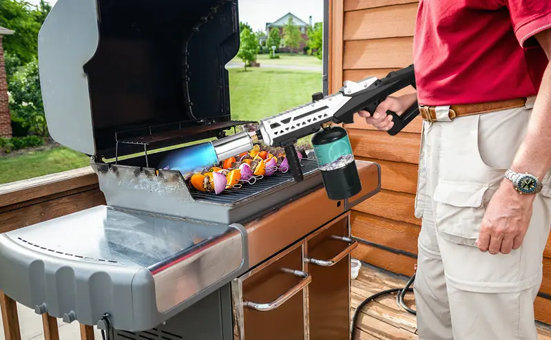 Product Introduction of Kitchen Torch. Cooking Propane Blow Torch. 700.000BTU Propane Torch. Food Culinary Torch for Outdoor Cooking. Campfire Starter Grill Torch. BBQ Torch for Steak & Creme Brule christmas gift ideas e 6