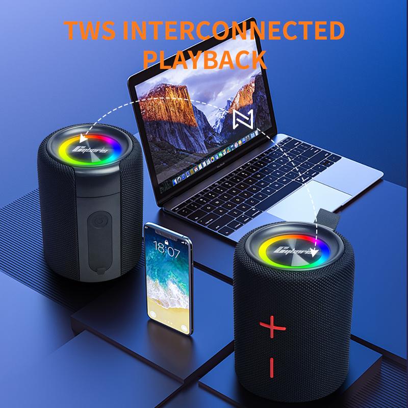 Product Introduction of CYBORIS S11 Plus 2 in 1 Bluetooth Speaker 20W High Volume Stereo IPX6 Waterproof 24 Hours Play Time Bluetooth V5.3 Connectable for Smartphones & More bluetooth speaker subwoofers Audio 5