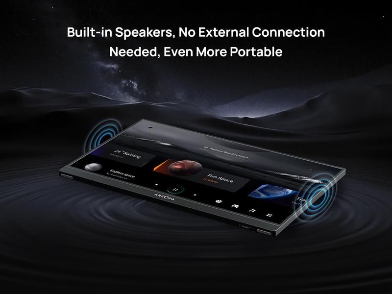 Product Introduction of ARZOPA Portable Monitor 16.1" 144Hz & 17.3" 60Hz FHD 1080P Laptop Screen Extender for PC Mac Xbox Switch PS5 iPhone IPS Display Computer Display HDR External Screen Game Workfromhome 3