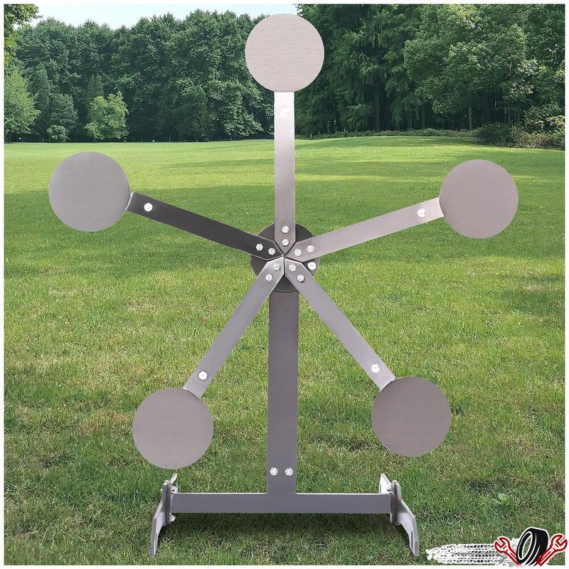 Product Introduction of Metal 8" inch Portable Reactive Steel Shooting Target, No Welding 7