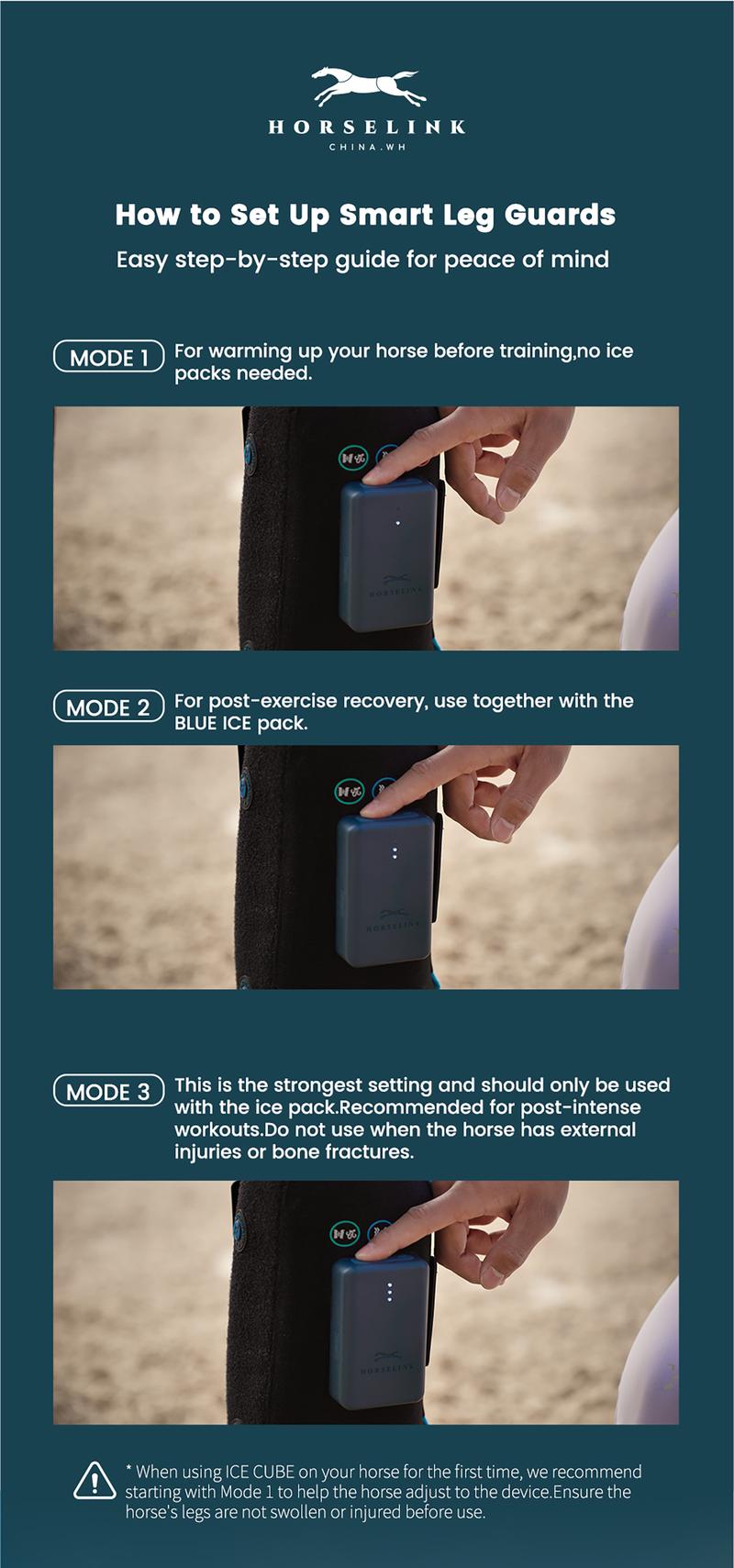 Product Introduction of Horselink Dynamic Compression therapy Horse Boots, Compression therapy boots, Dynamic Compression & vibration & PEMF magnetic 3-in-1 multifunctional therapy boots for Activity Horses, ice boots for horse Equestrian Supplies Protective Gear 11
