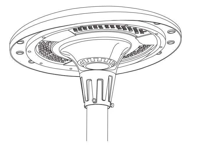 ufo solar cell street light