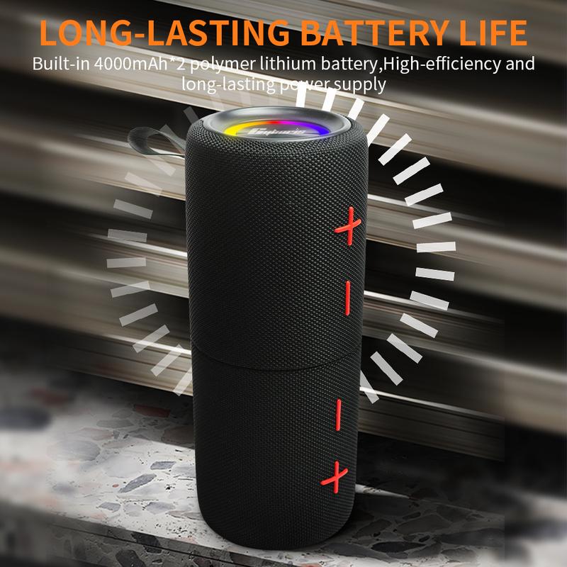 Product Introduction of CYBORIS S11 Plus 2 in 1 Bluetooth Speaker 20W High Volume Stereo IPX6 Waterproof 24 Hours Play Time Bluetooth V5.3 Connectable for Smartphones & More bluetooth speaker subwoofers Audio 7