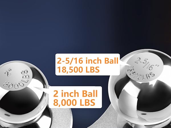 Chrome Plated Steel Tow Balls