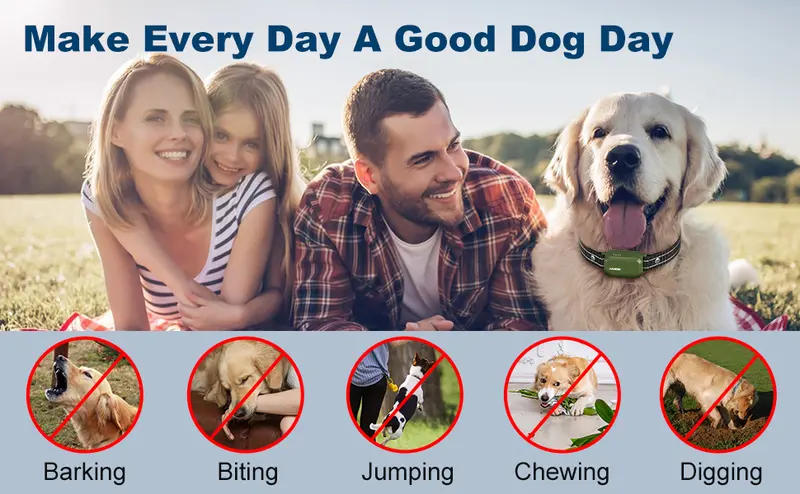 Product Introduction of 【Deals for You】JUGBOW Dog Training Collar 3300FT Dog Training Behavior Aid. Remote IPX7 Waterproof with 4 Training Modes. Outdoor Rechargeable E-Collar DT61 22