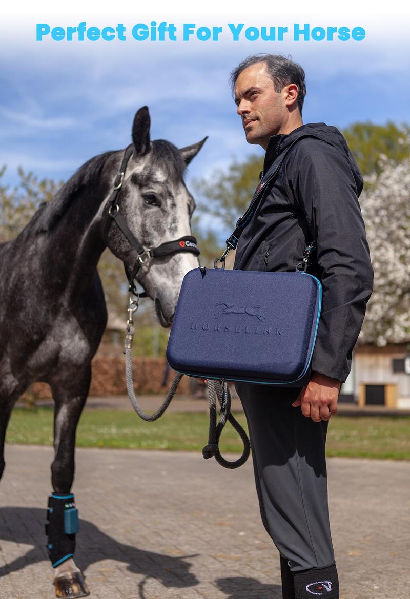 Product Introduction of Horselink Dynamic Compression therapy Horse Boots, Compression therapy boots, Dynamic Compression & vibration & PEMF magnetic 3-in-1 multifunctional therapy boots for Activity Horses, ice boots for horse Equestrian Supplies Protective Gear 15