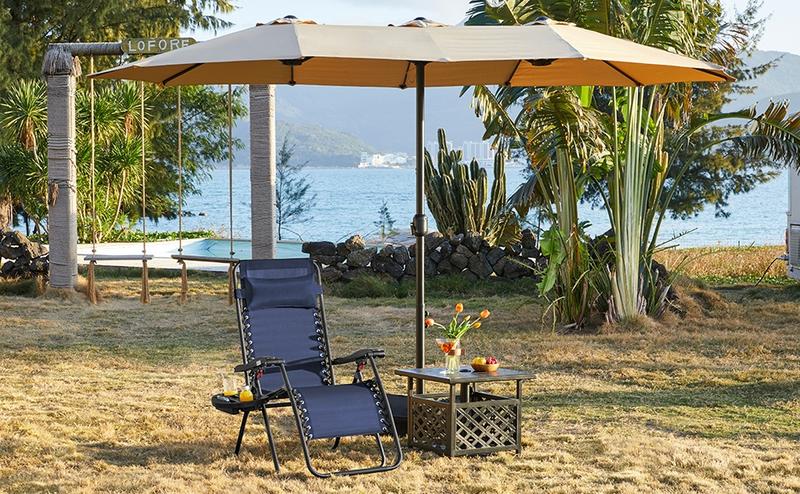Product Introduction of Yaheetech 2pcs Zero Gravity Recliners. Outdoor Patio Reclining Lounge Chair with Cupholder/Pillow. Set of 2 Foldable Lounge Camping Chair 9