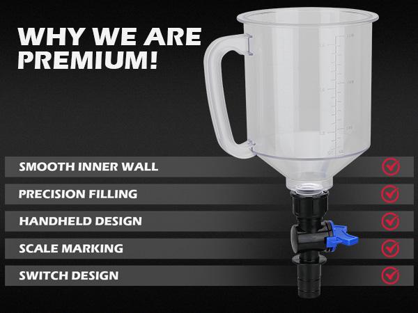Product Introduction of 18-Piece Engine Oil Funnel Set. 1.36 qt Automotive Oil Funnel Kit with 12 Adapters. Elbow Fitting. Arrow Screen and Magnetic Storage Hooks Tray. Compatible with GM. Ford. BMW. Audi. Land Rover Etc 3