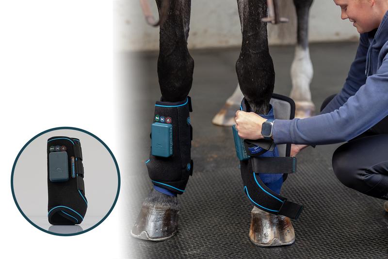 Product Introduction of Horselink Dynamic Compression therapy Horse Boots, Compression therapy boots, Dynamic Compression & vibration & PEMF magnetic 3-in-1 multifunctional therapy boots for Activity Horses, ice boots for horse Equestrian Supplies Protective Gear 16