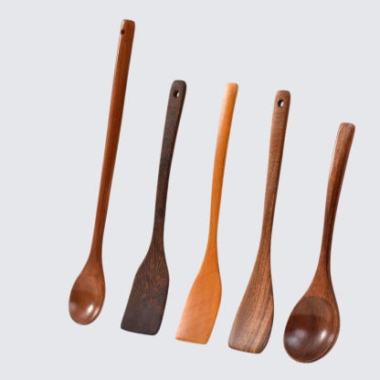 Hühnerflügel-Holzspatel, Rühr- und Kochlöffel