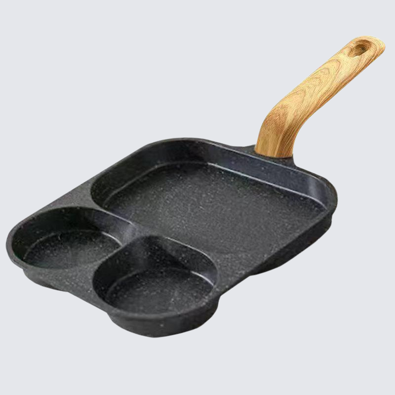 3 in 1 Hamburgerpfanne Frühstückspfanne Antihaft