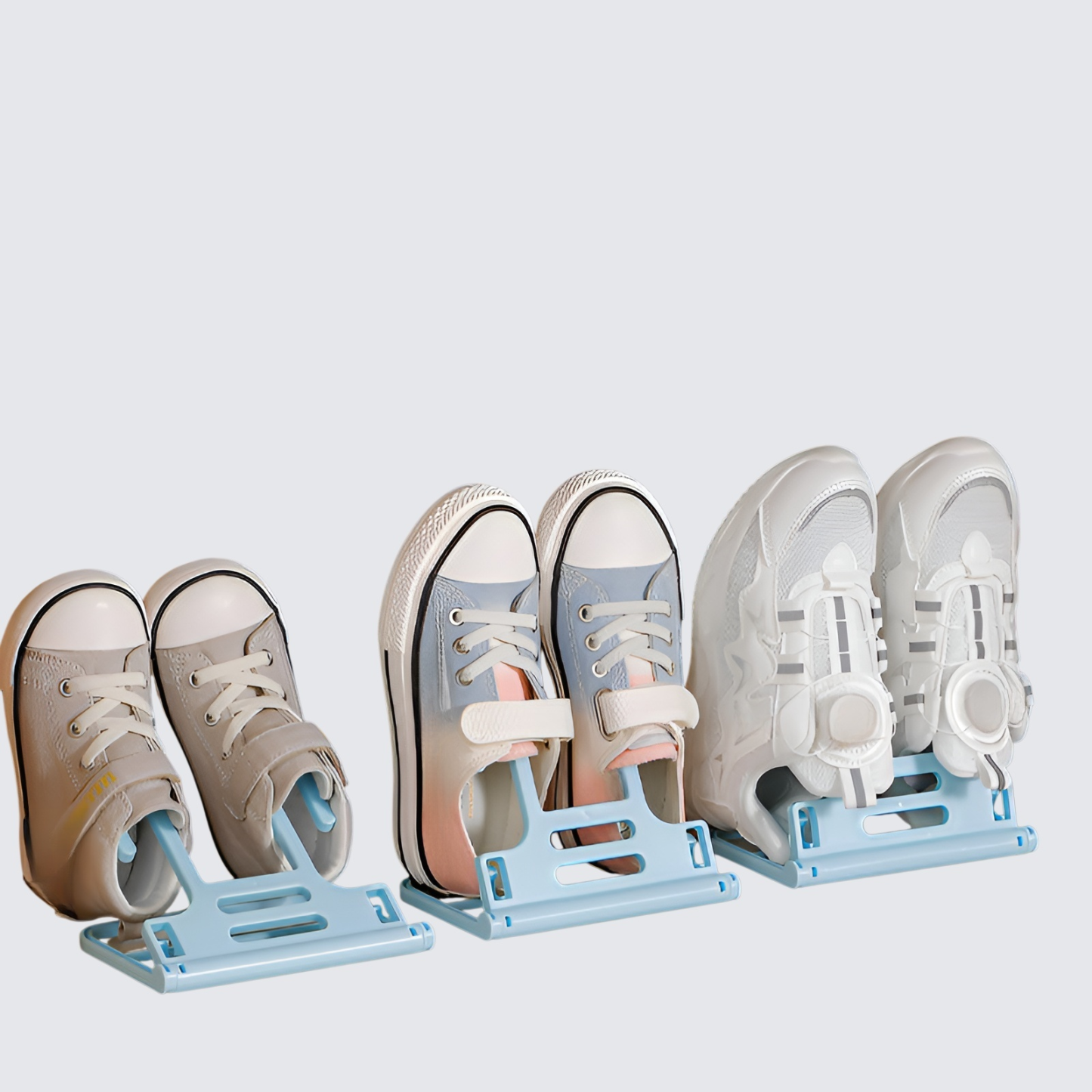 Schuhständer zum Aufstellen oder Aufhängen zum Trocknen und Aufbewahren