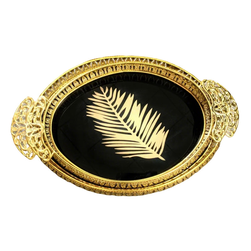 Luxury Gold Leaf Decorative Tray