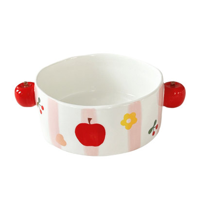 Ceramic Apple Cartoon Tableware Set