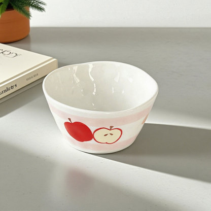 Ceramic Apple Cartoon Tableware Set