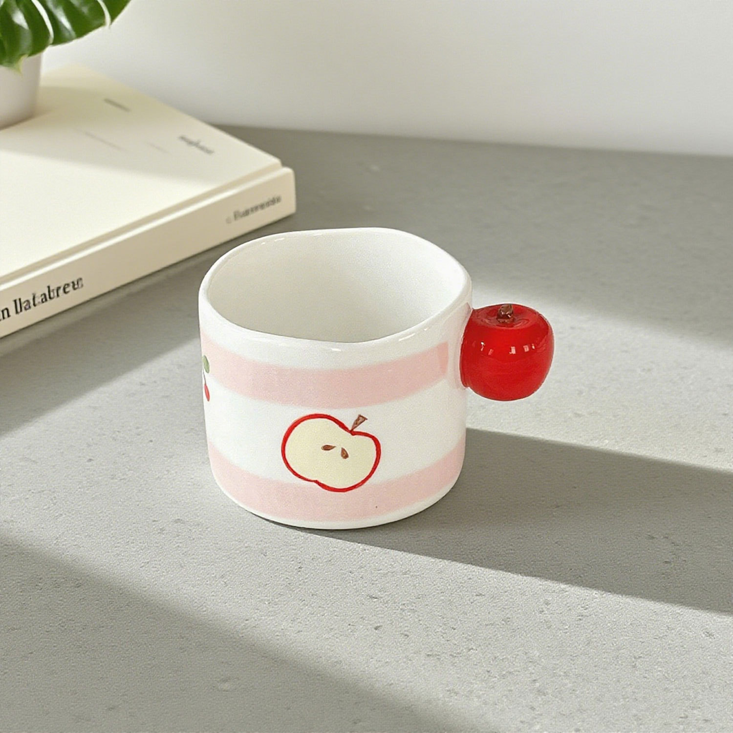 Ceramic Apple Cartoon Tableware Set