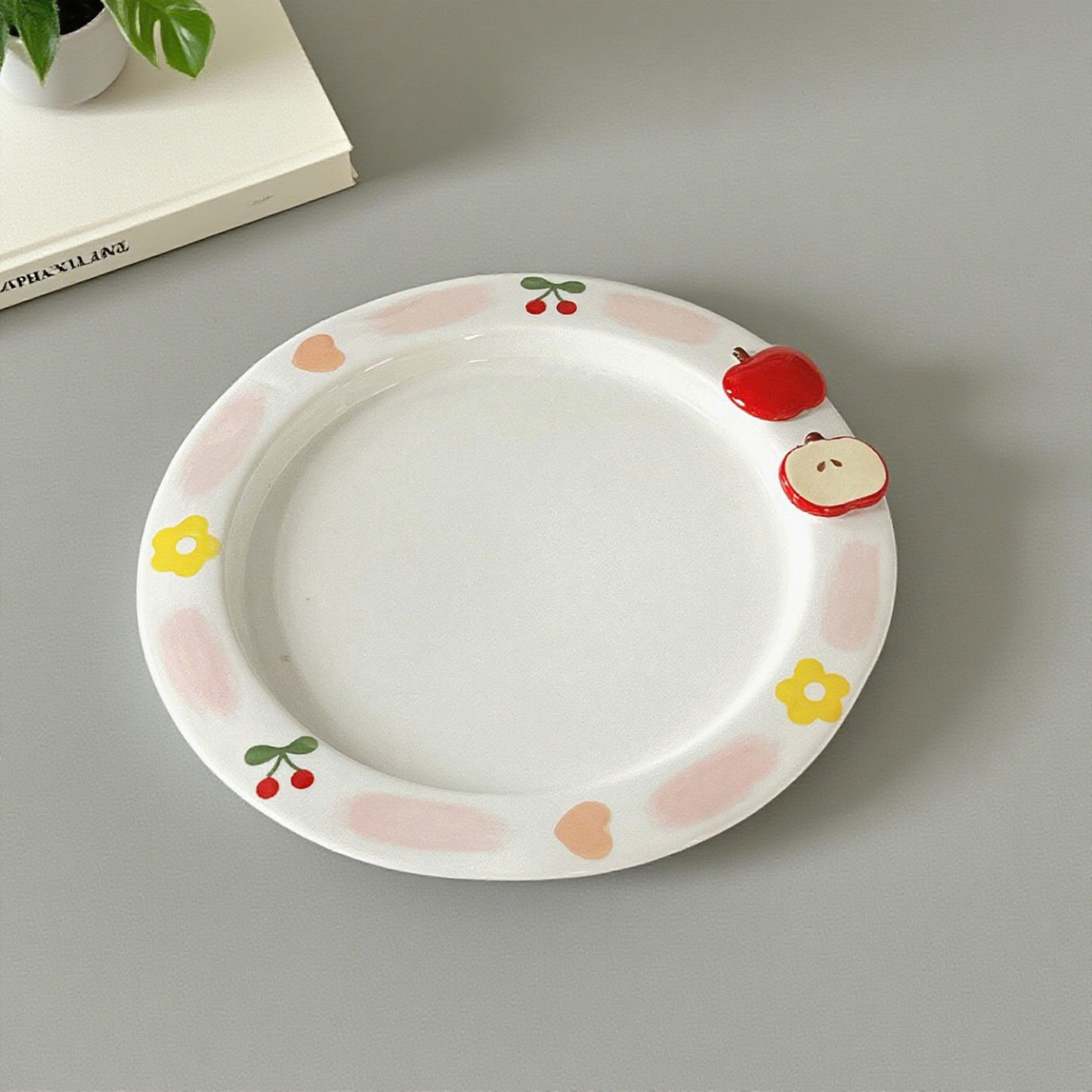 Ceramic Apple Cartoon Tableware Set