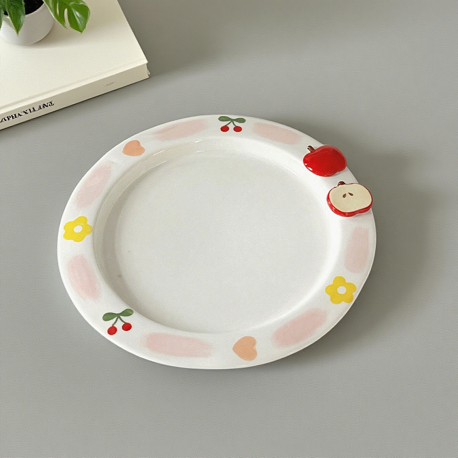 Ceramic Apple Cartoon Tableware Set