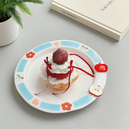Ceramic Apple Cartoon Tableware Set