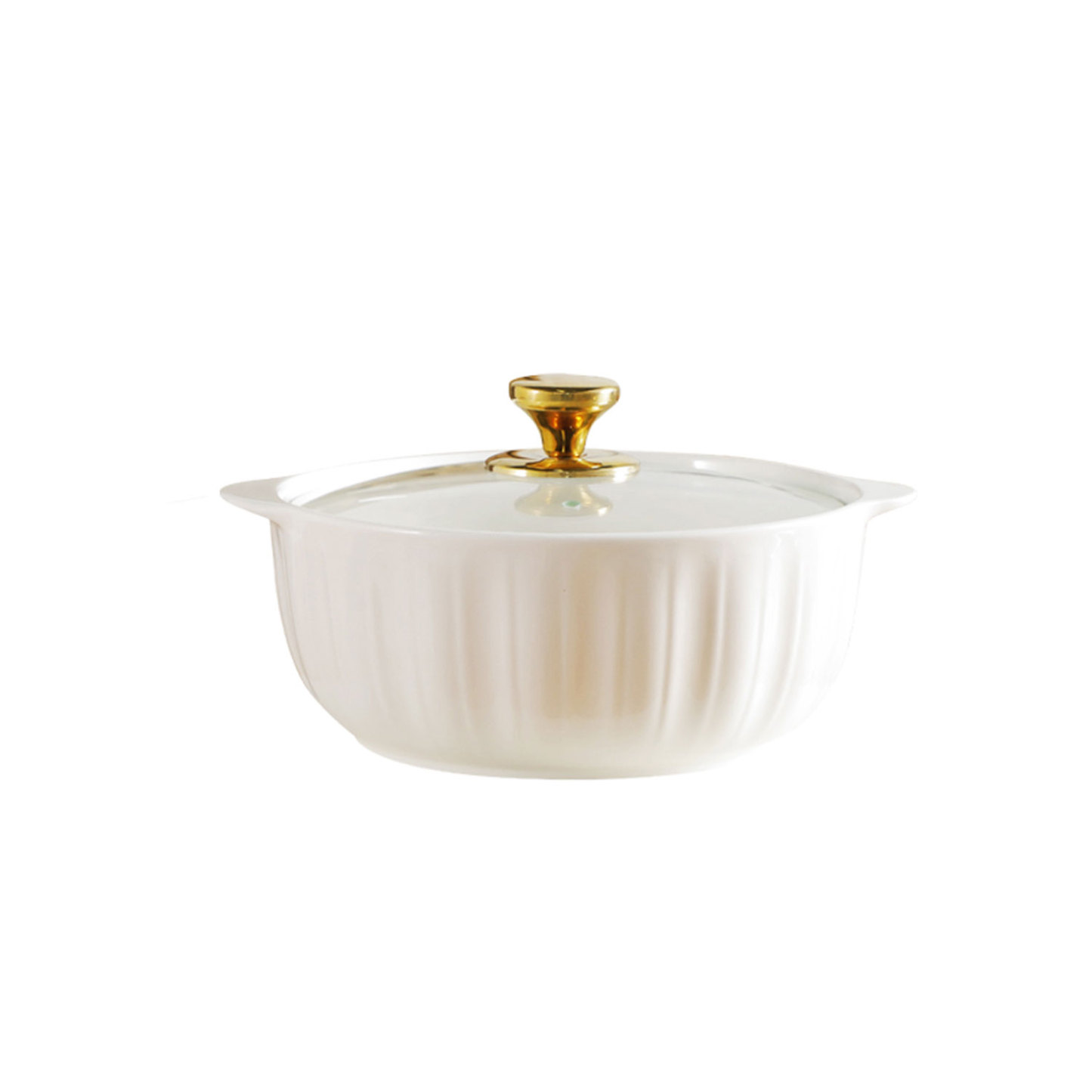 Large Ceramic Soup Bowl with Double Ears