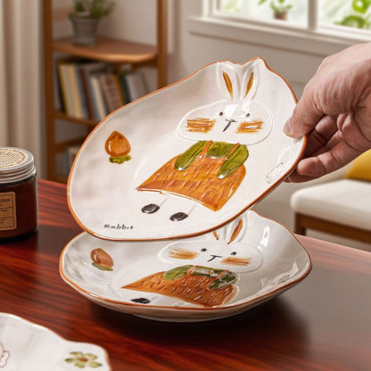 Adorable Rabbit Ceramic Dinnerware Set