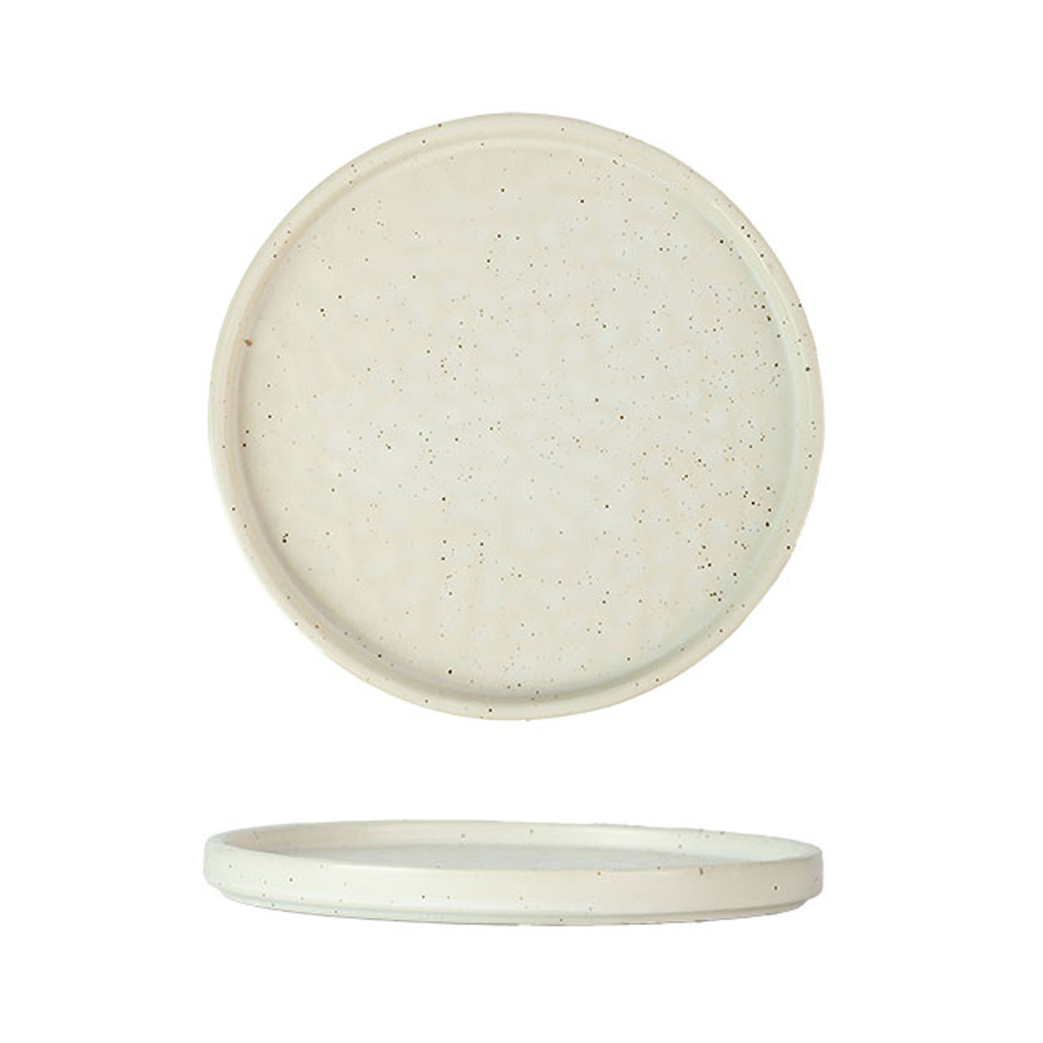 Ins-style Colorful Speckled Ceramic Plate Set