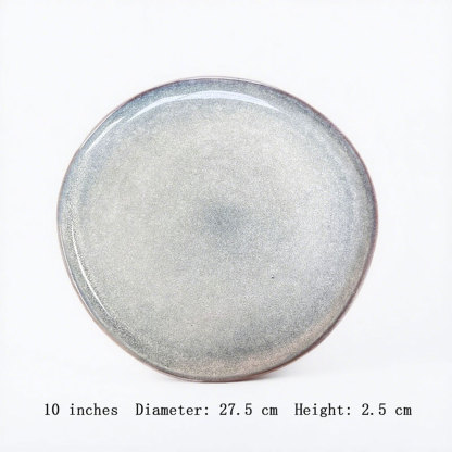 Morandi Gradient Glaze Ceramic Plate