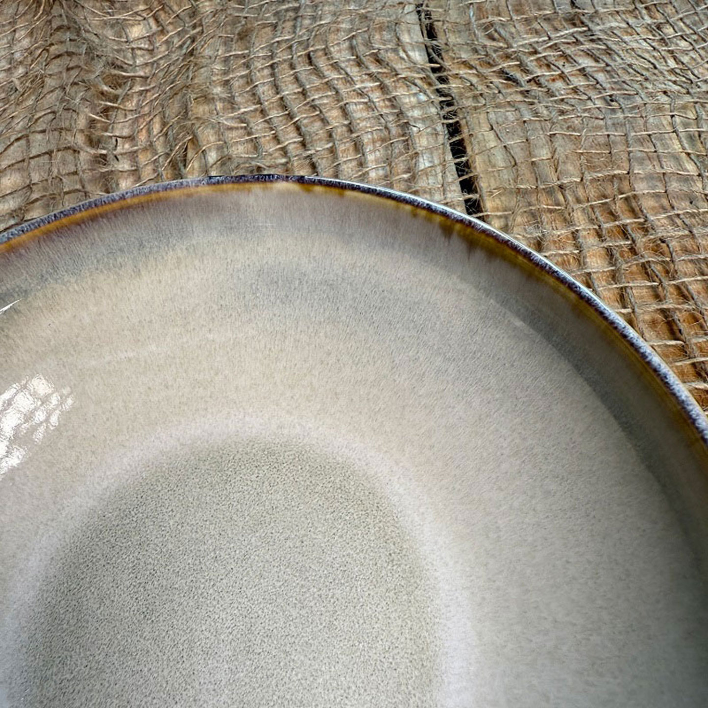 Morandi Gradient Glaze Ceramic Plate