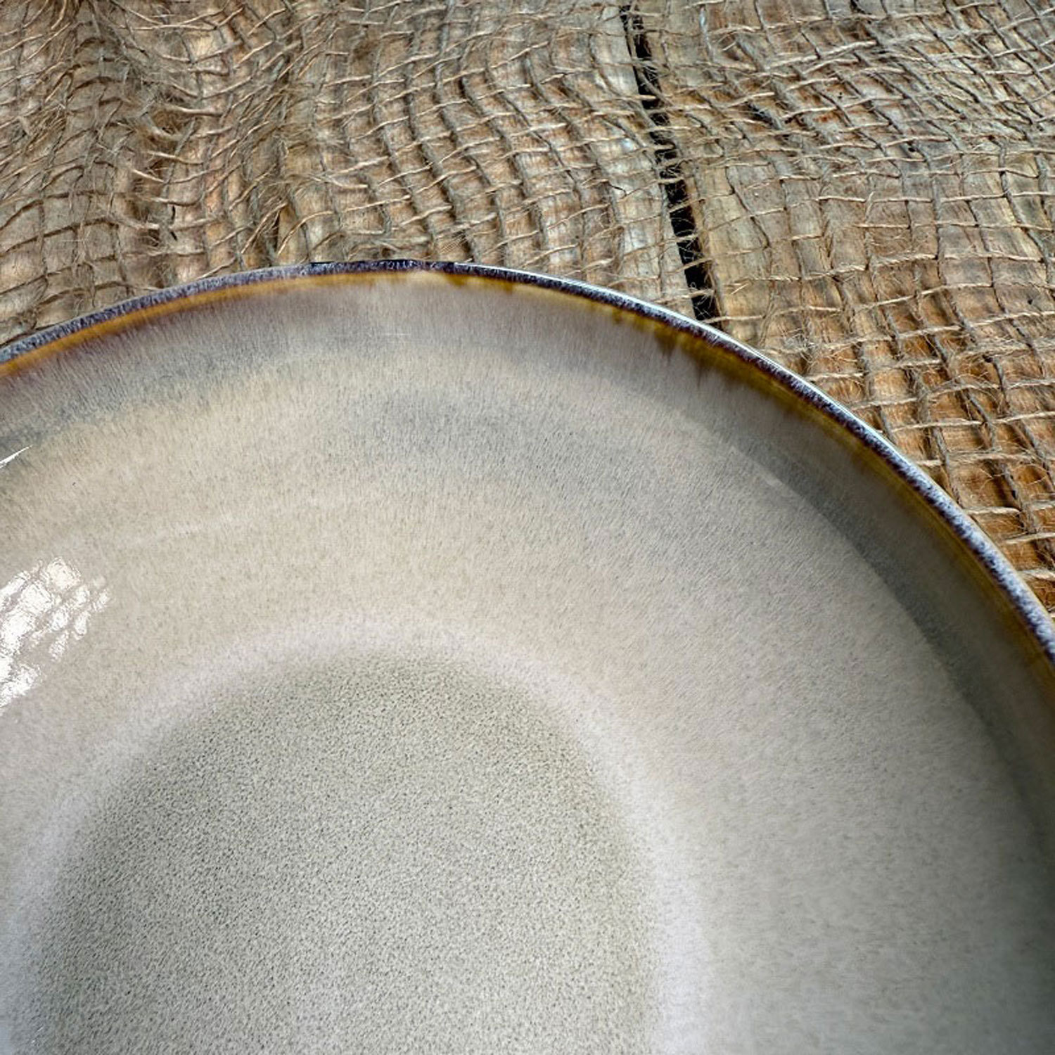 Morandi Gradient Glaze Ceramic Plate