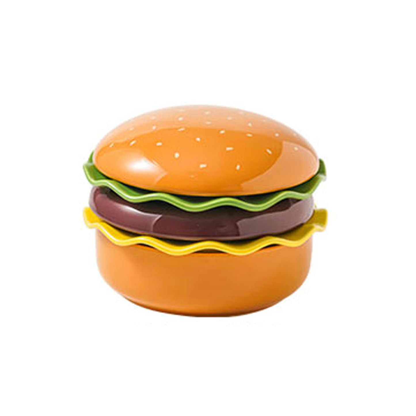 Kids' Burger Ceramic Dinnerware Set