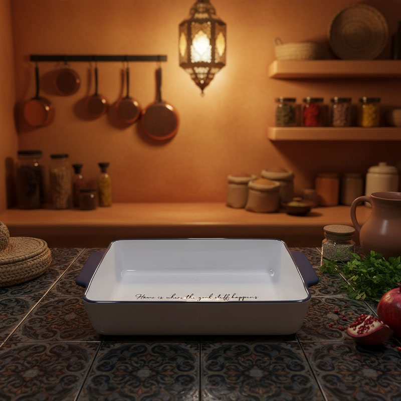 Ceramic Baking Dish with Handles 