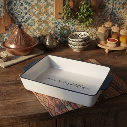 Ceramic Baking Dish with Handles 