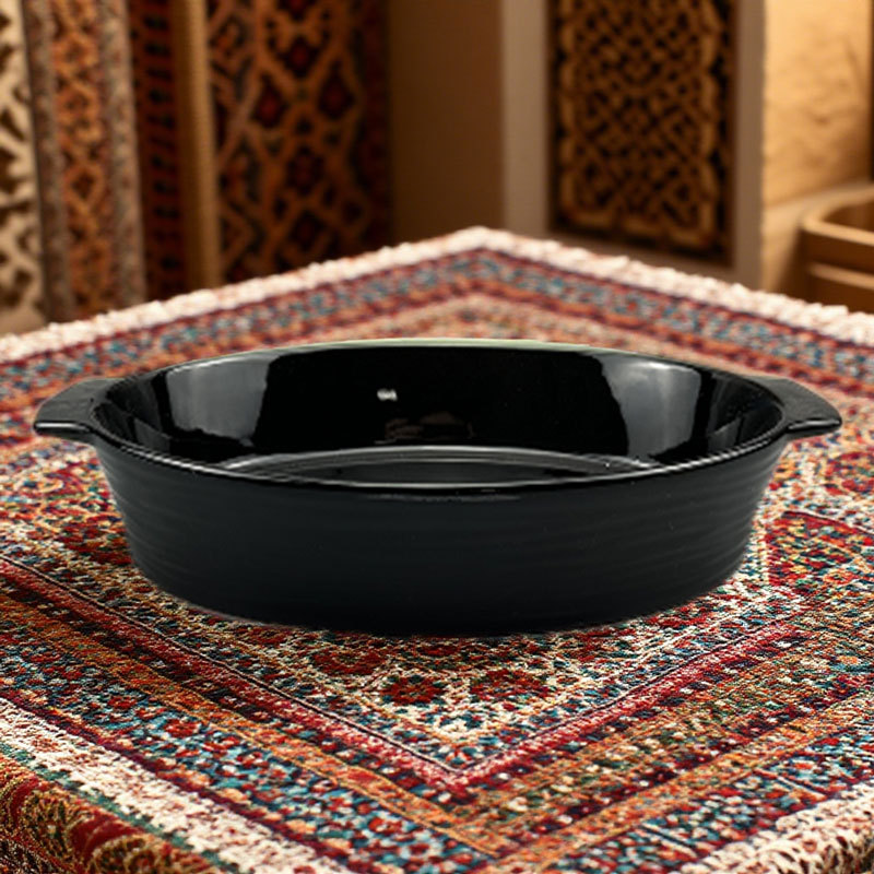 Solid - Color Oval Ceramic Baking Pan