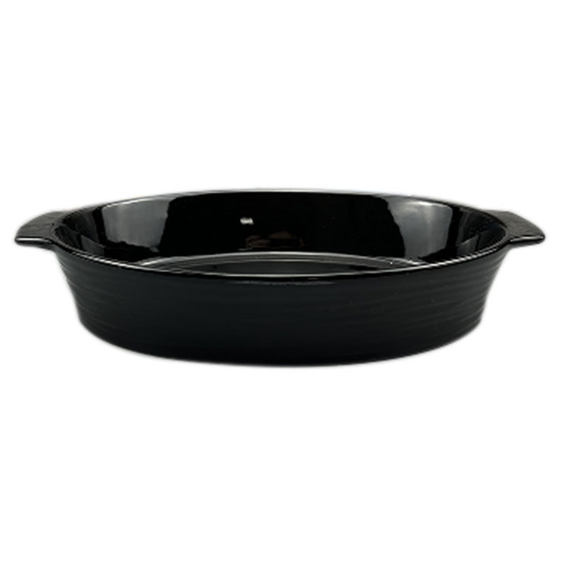 Solid - Color Oval Ceramic Baking Pan