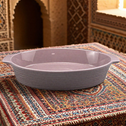 Solid - Color Oval Ceramic Baking Pan