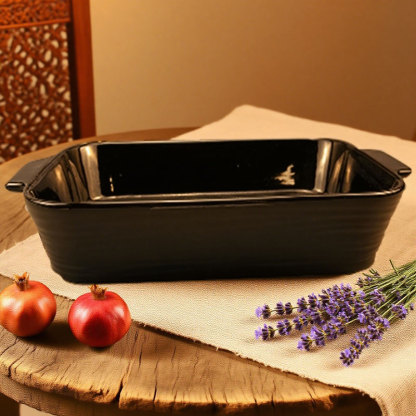 Solid Color Square Ceramic Baking Pan