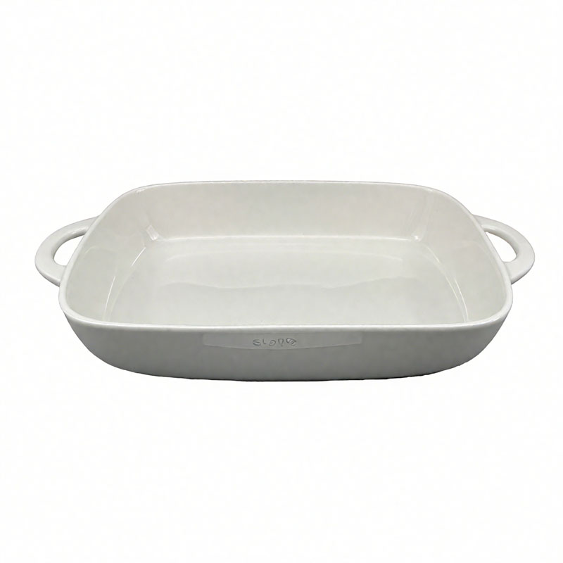 White Square Ceramic Baking Dish
