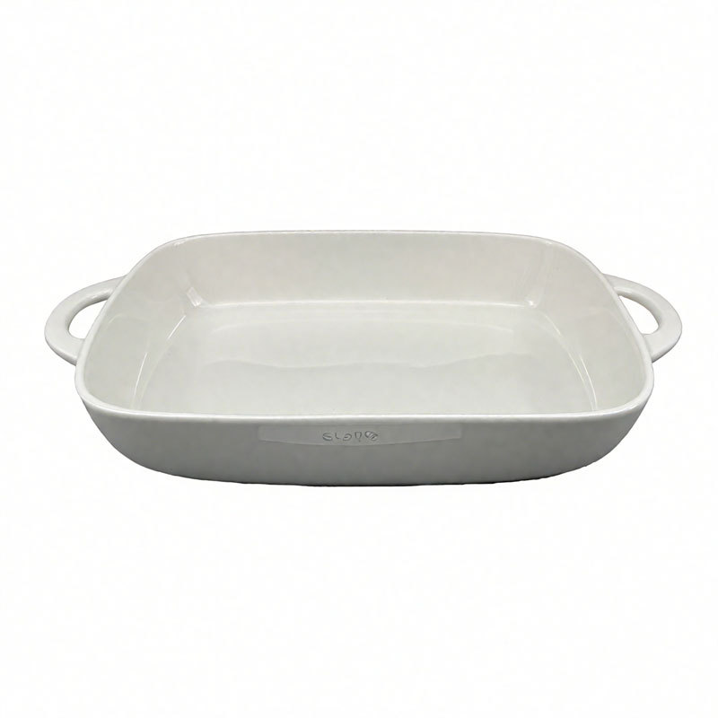 White Square Ceramic Baking Dish