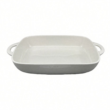 White Square Ceramic Baking Dish