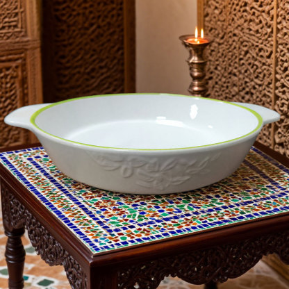 Small Fresh Style Ceramic Baking Dish