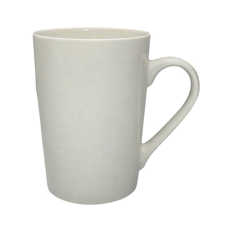 White Ceramic Coffee Mug with Handle