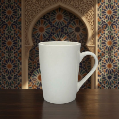 White Ceramic Coffee Mug with Handle