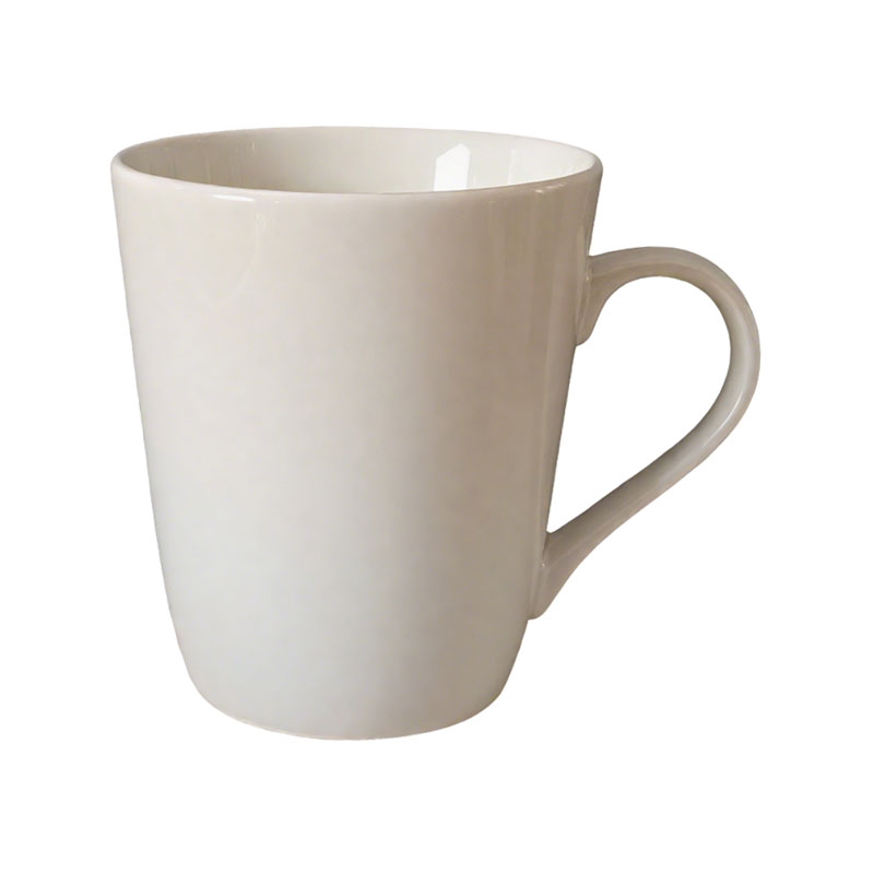 Minimalist White Ceramic Coffee Mug