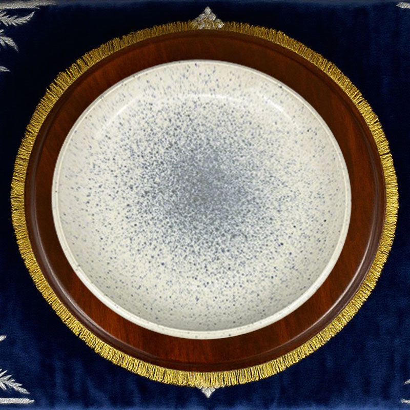 Kiln - changed Ceramic Plate with Speckles