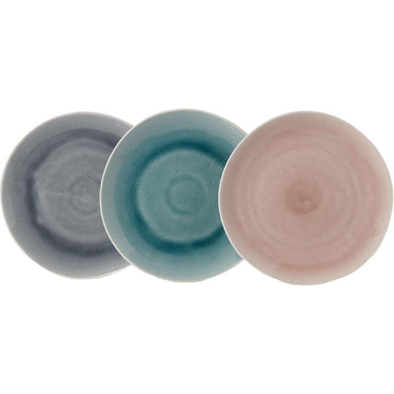 Vintage Glazed Ceramic Plates