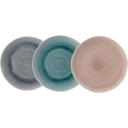 Vintage Glazed Ceramic Plates